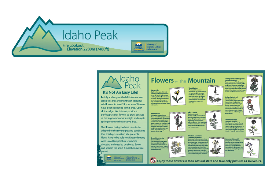 Idaho Peak Signage