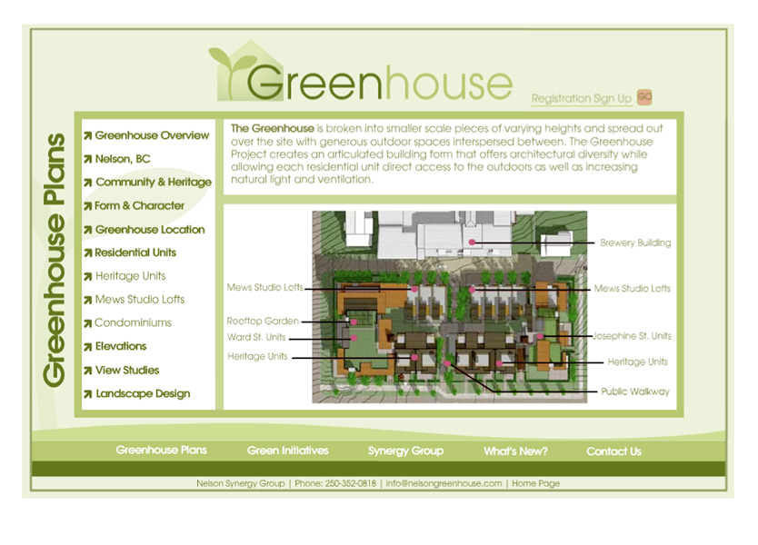 Greenhouse Project ~ Online Brochure